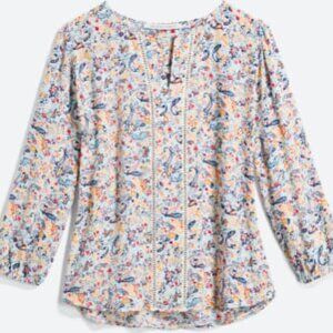 Collective Concepts Warner Lattice Detail Blouse